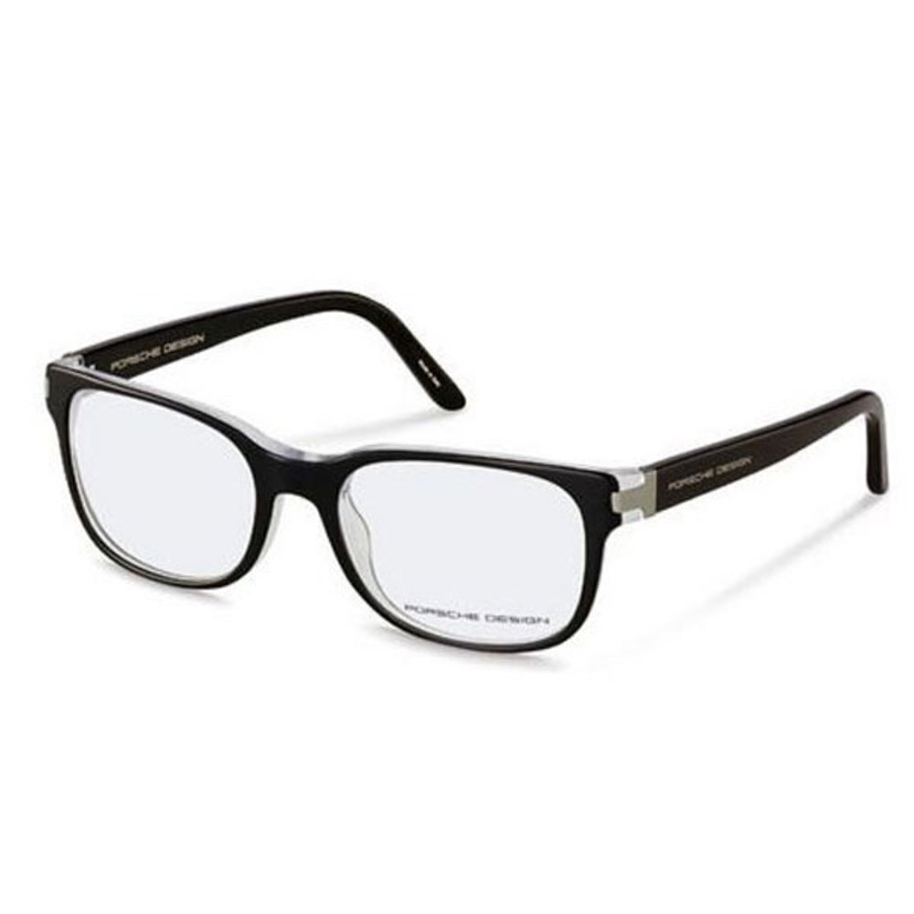 NWT PORSCHE P8250 A 53 Black Eyeglasses